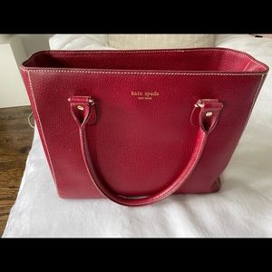 Red Kate spade bag in perfect condition